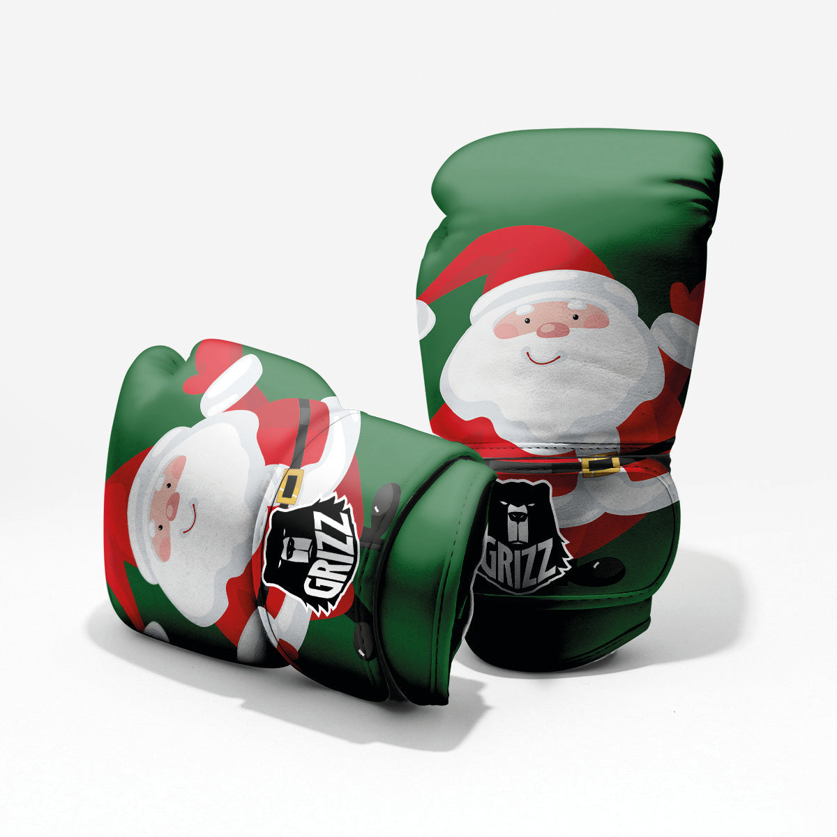 Santa Claus Cartoon Print Pro Boxing Glove