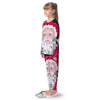 Santa Claus Christmas Pixel Print Kid's Pajamas-grizzshop