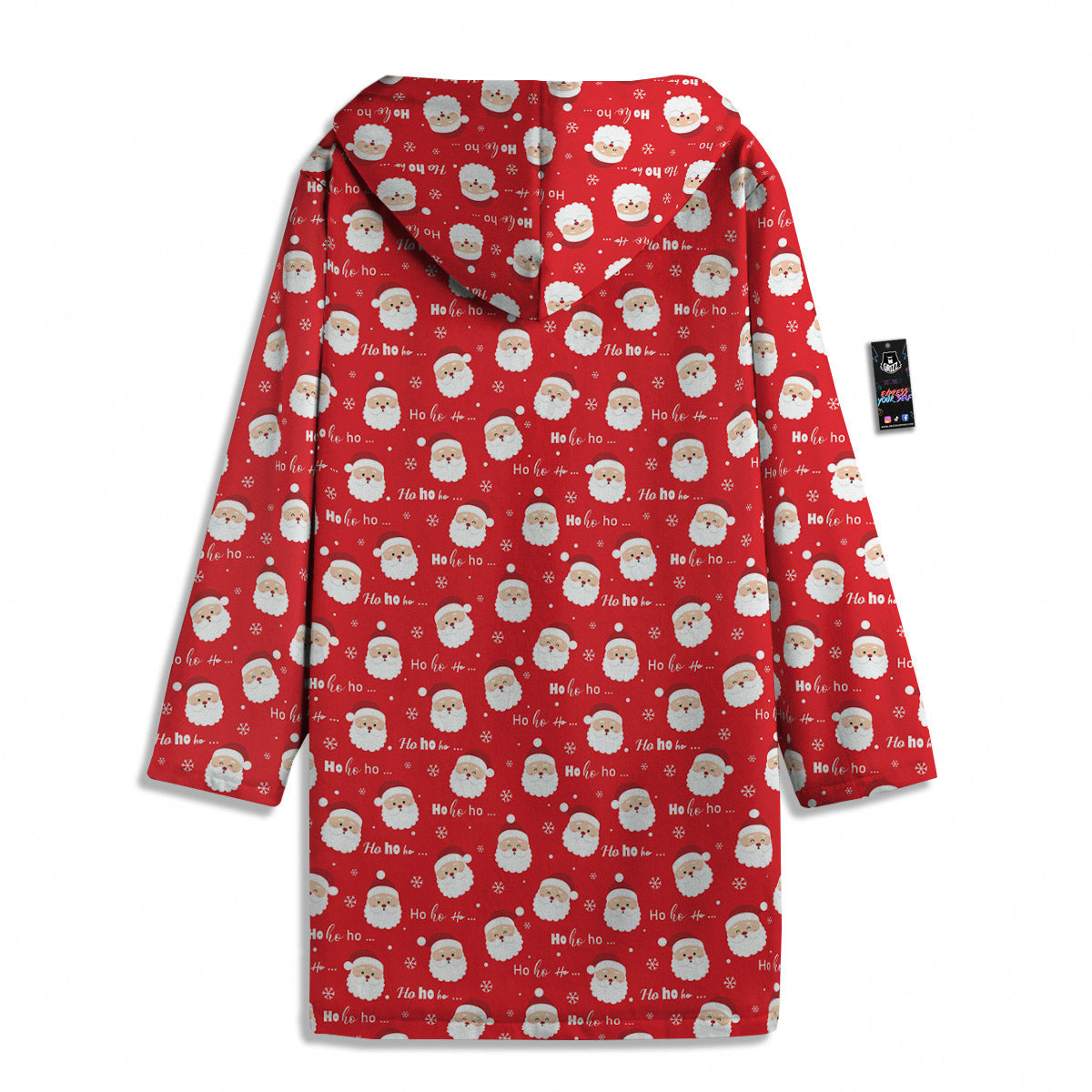 Santa Claus Christmas Print Pattern Men's Windbreaker Jacket-grizzshop