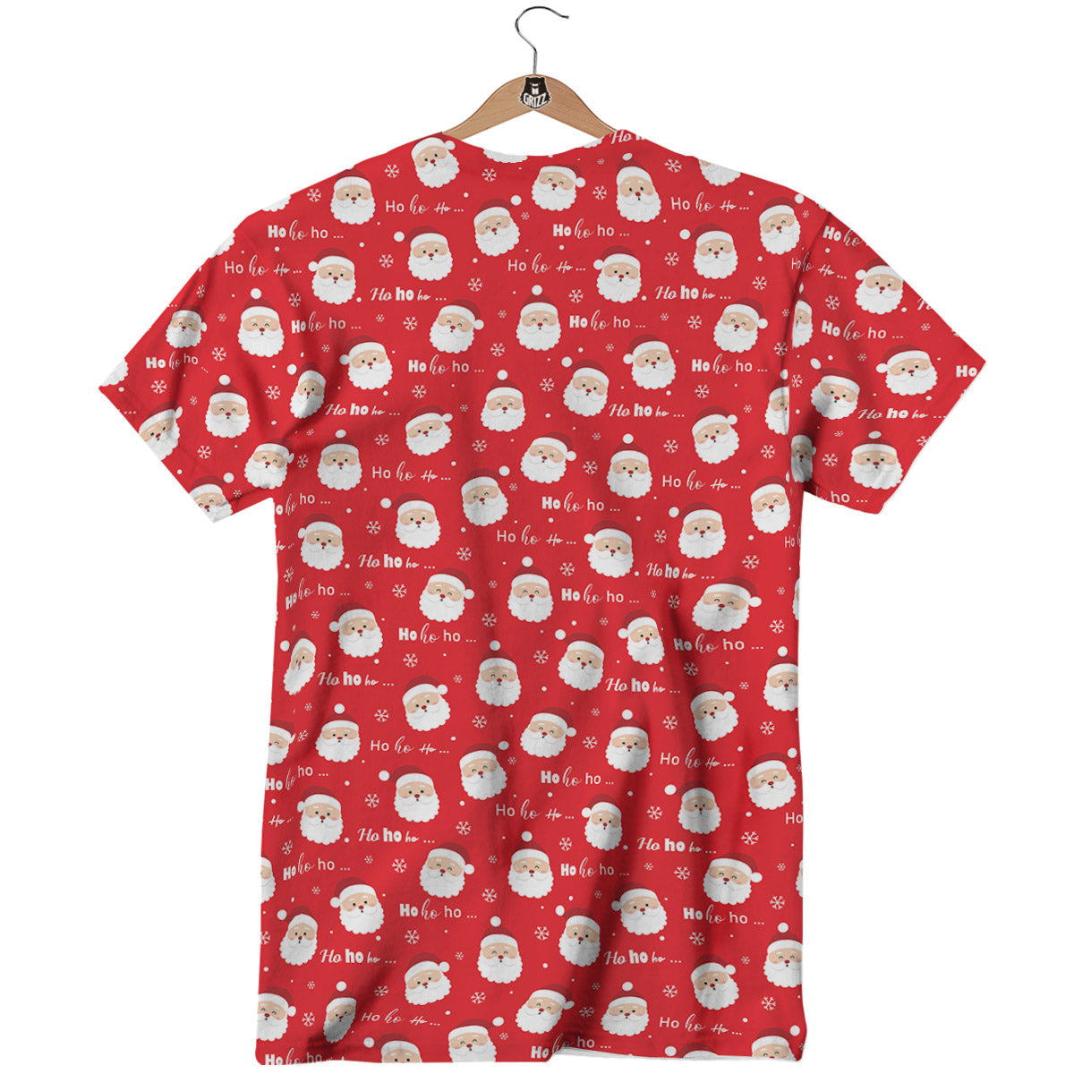 Santa Claus Christmas Print Pattern T-Shirt-grizzshop