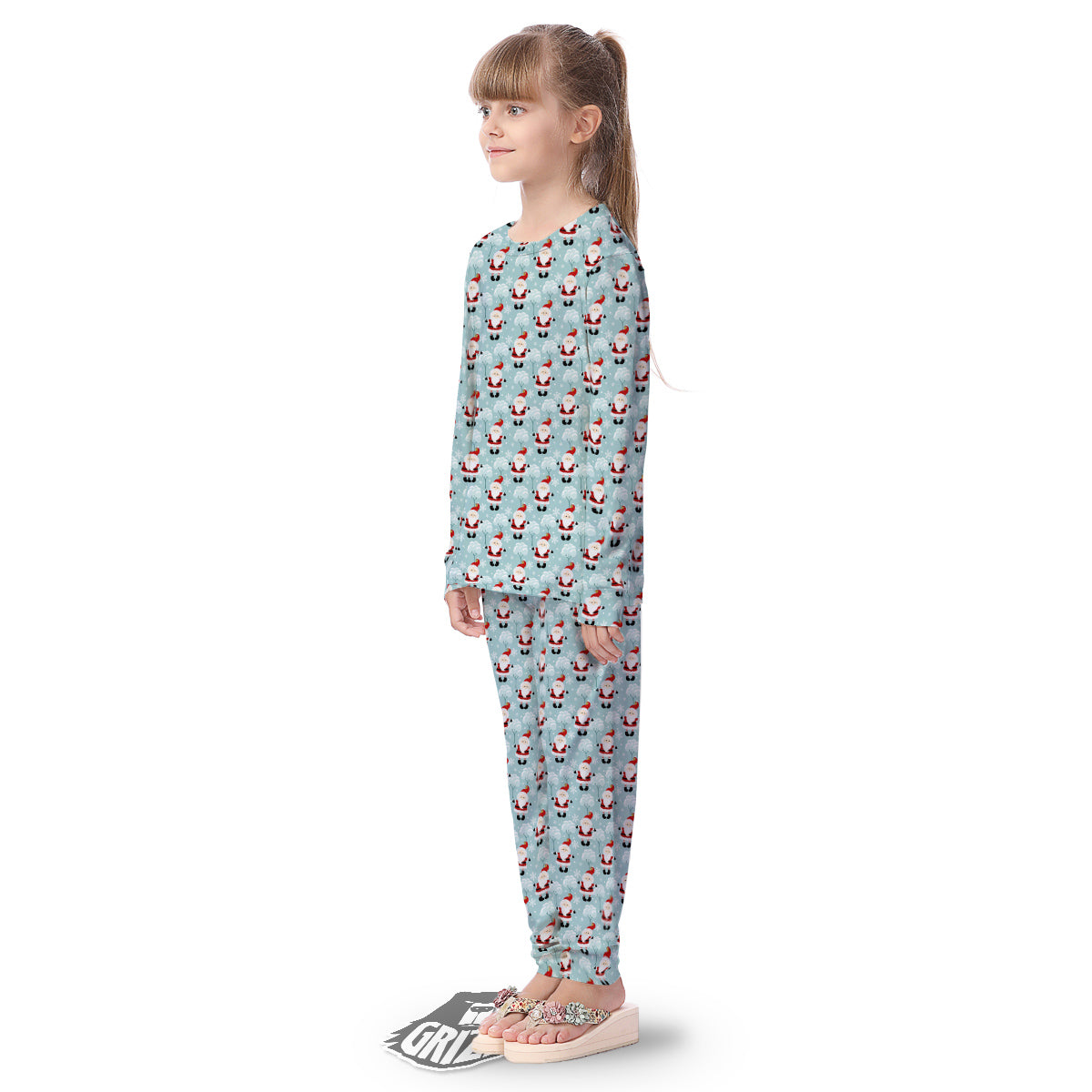 Santa Claus Cute Print Pattern Kid's Pajamas-grizzshop