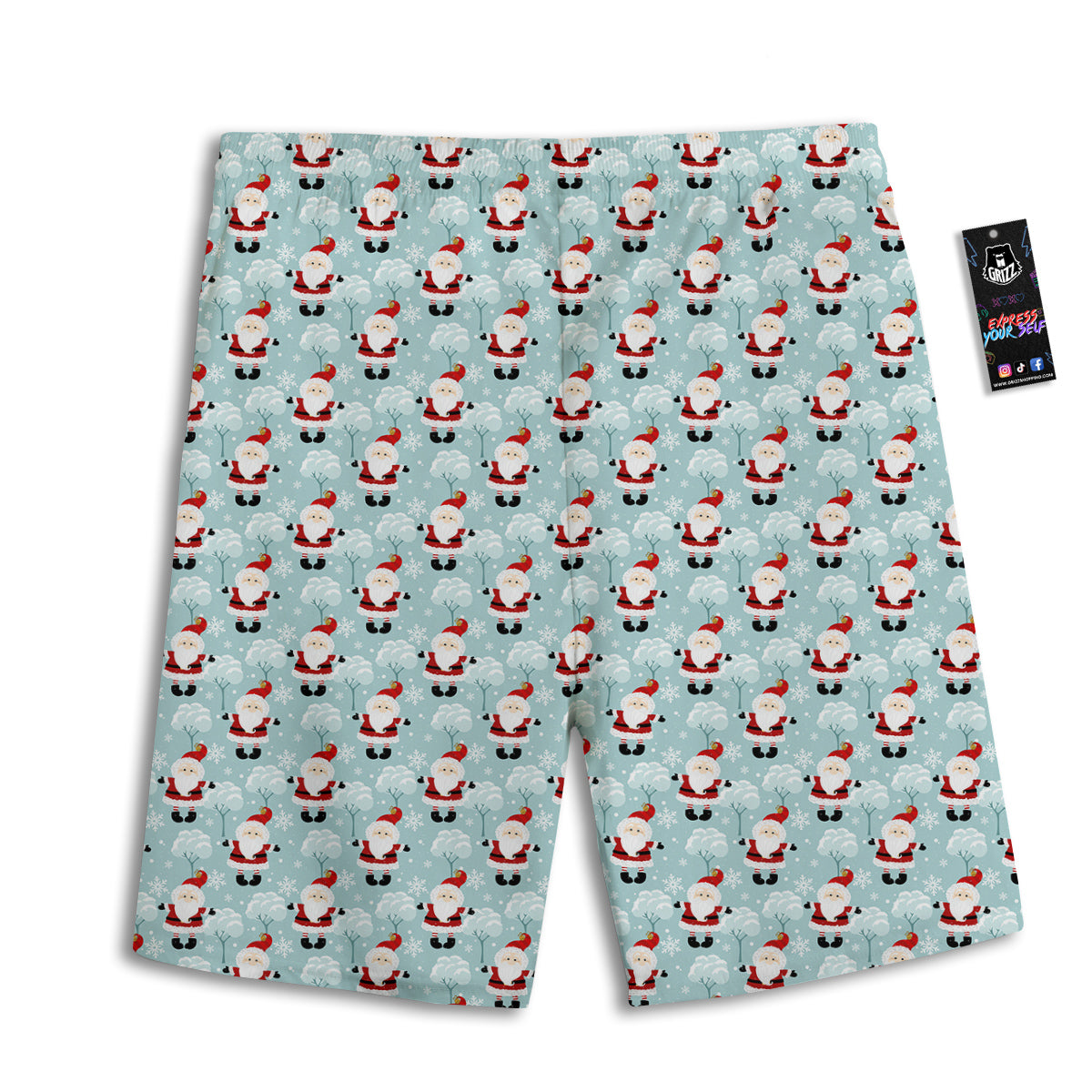 Slices Fruit Orange Print Pattern Men's Athletic Shorts