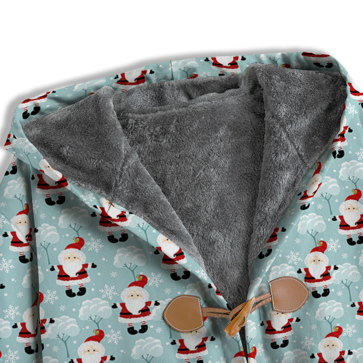 Santa Claus Cute Print Pattern Men's Windbreaker Jacket-grizzshop