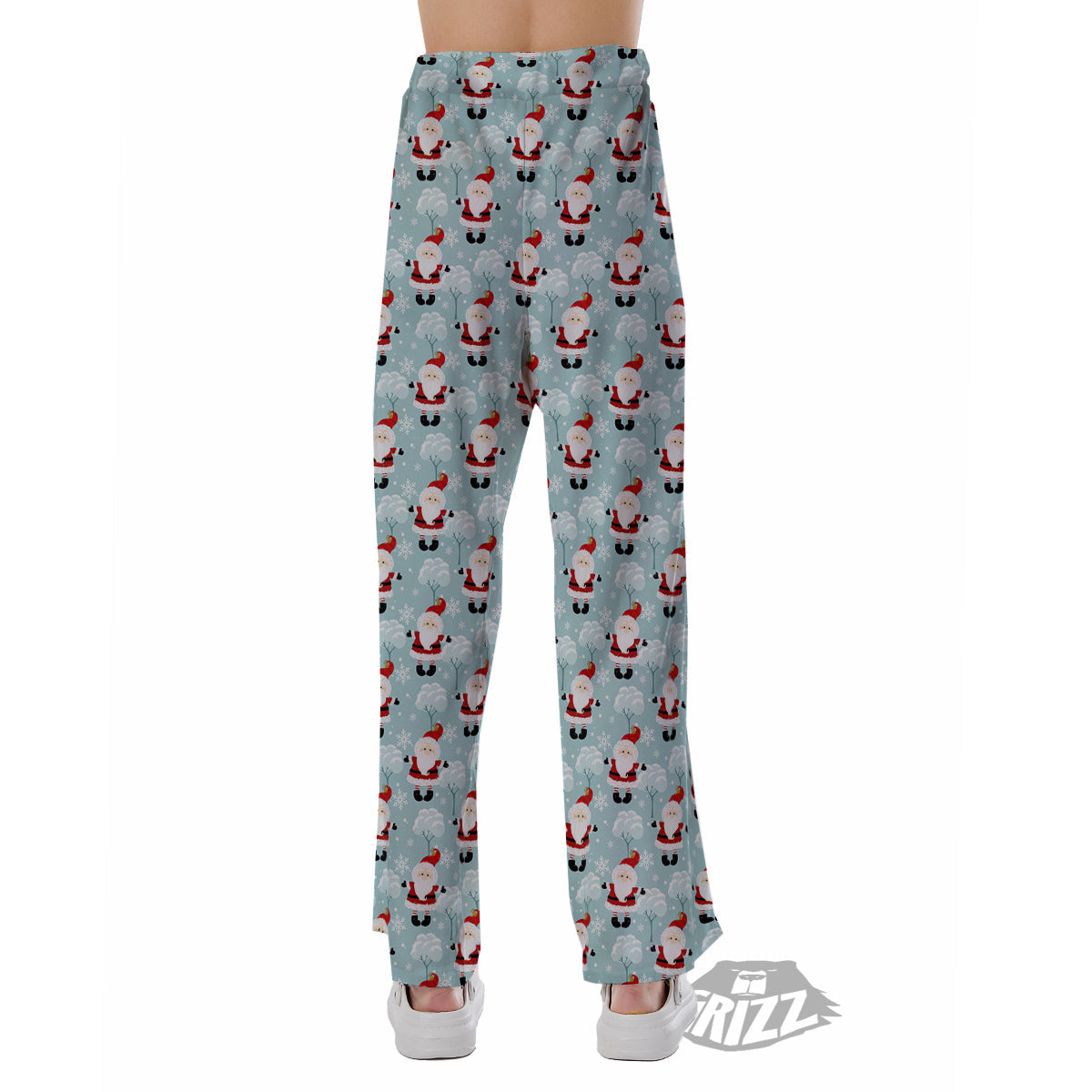 Santa Claus Cute Print Pattern Pajama Pants-grizzshop