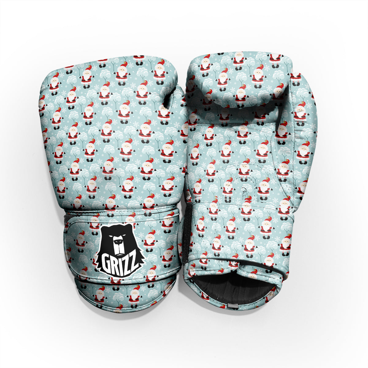 Santa Claus Cute Print Pattern Pro Boxing Glove