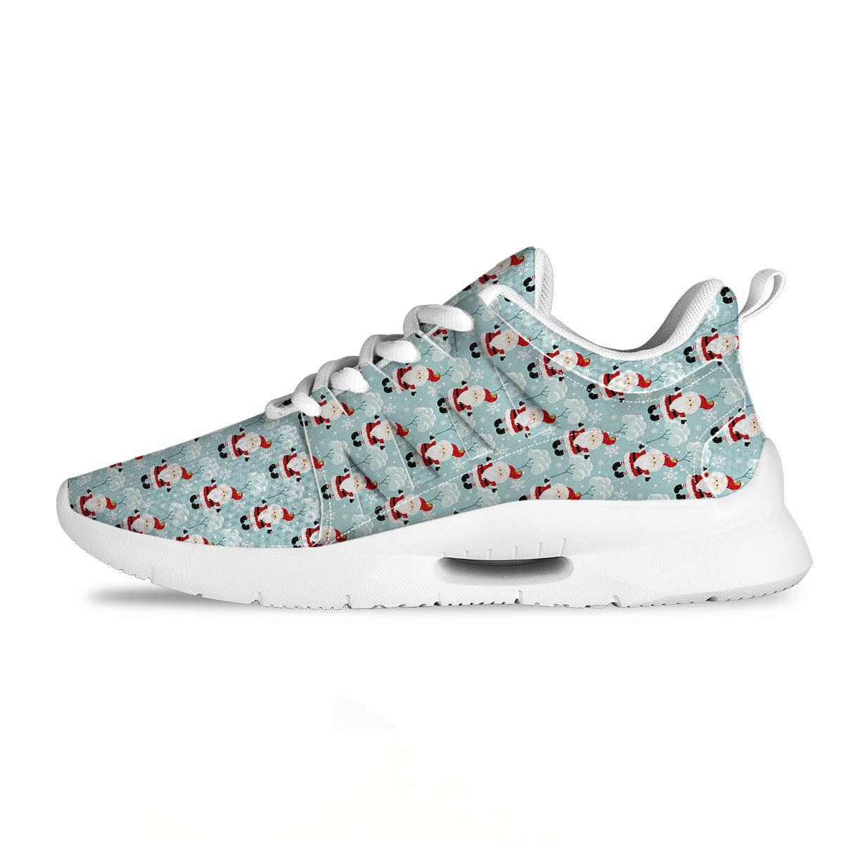 Santa Claus Cute Print Pattern Tennis Shoes-grizzshop