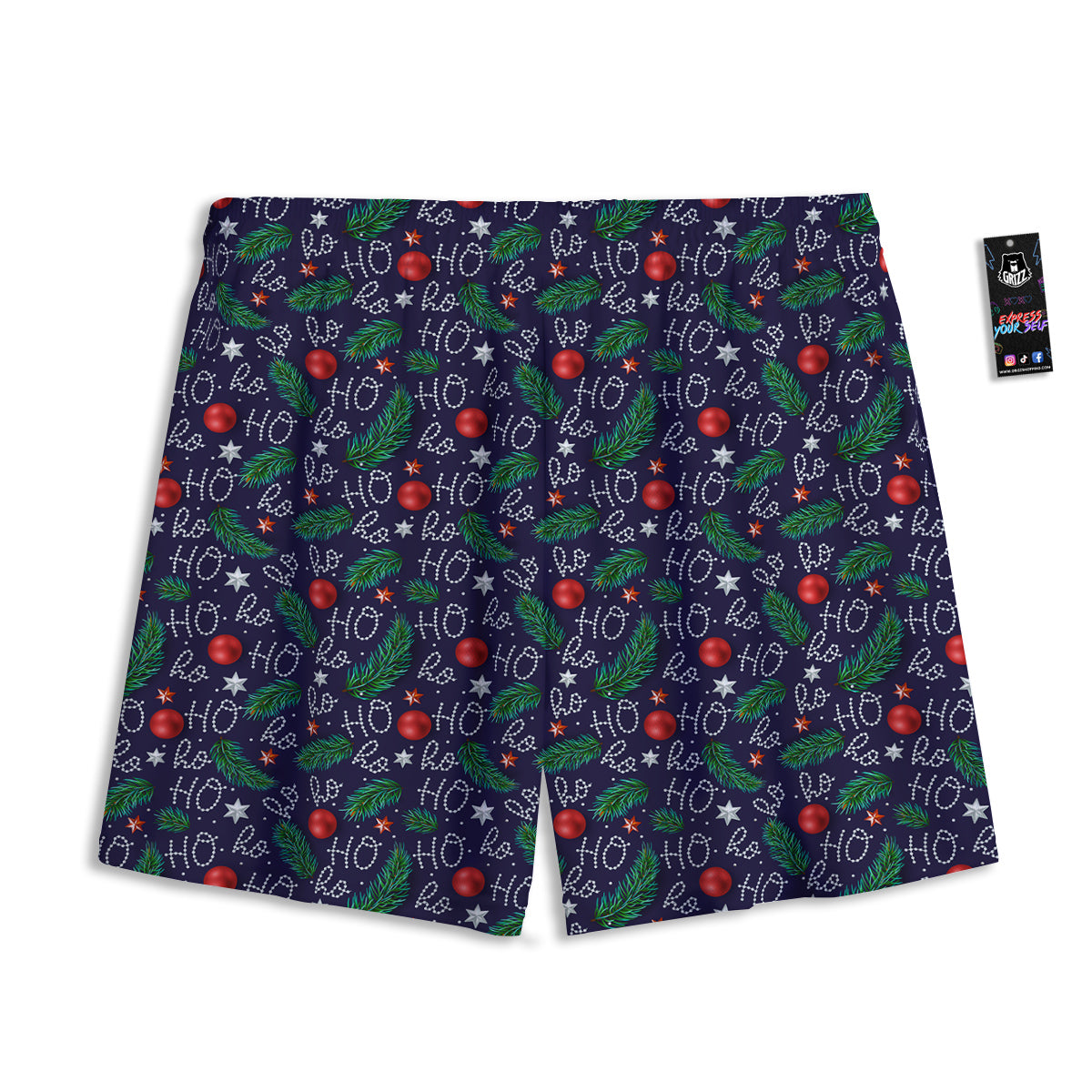 Pyramid Galaxy Print Mesh Shorts