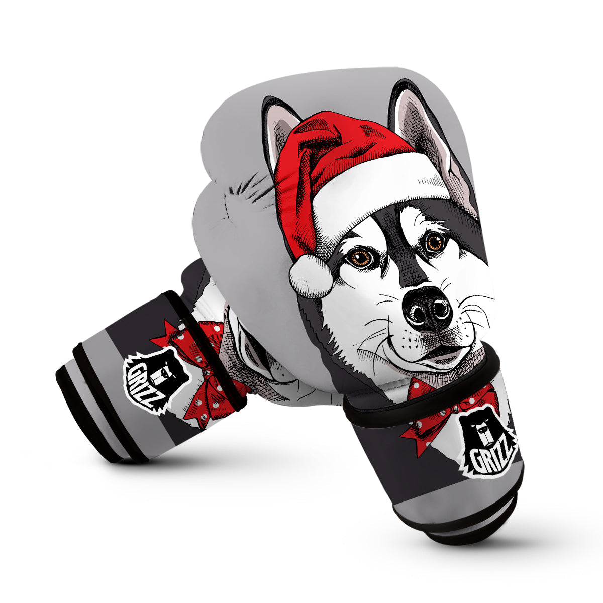 Santa Husky Boxing Gloves-grizzshop