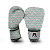 Santa Mustache Chirstmas Print Pattern Boxing Gloves-grizzshop