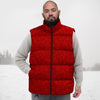 Santa Christmas Gift Print Pattern Down Vest