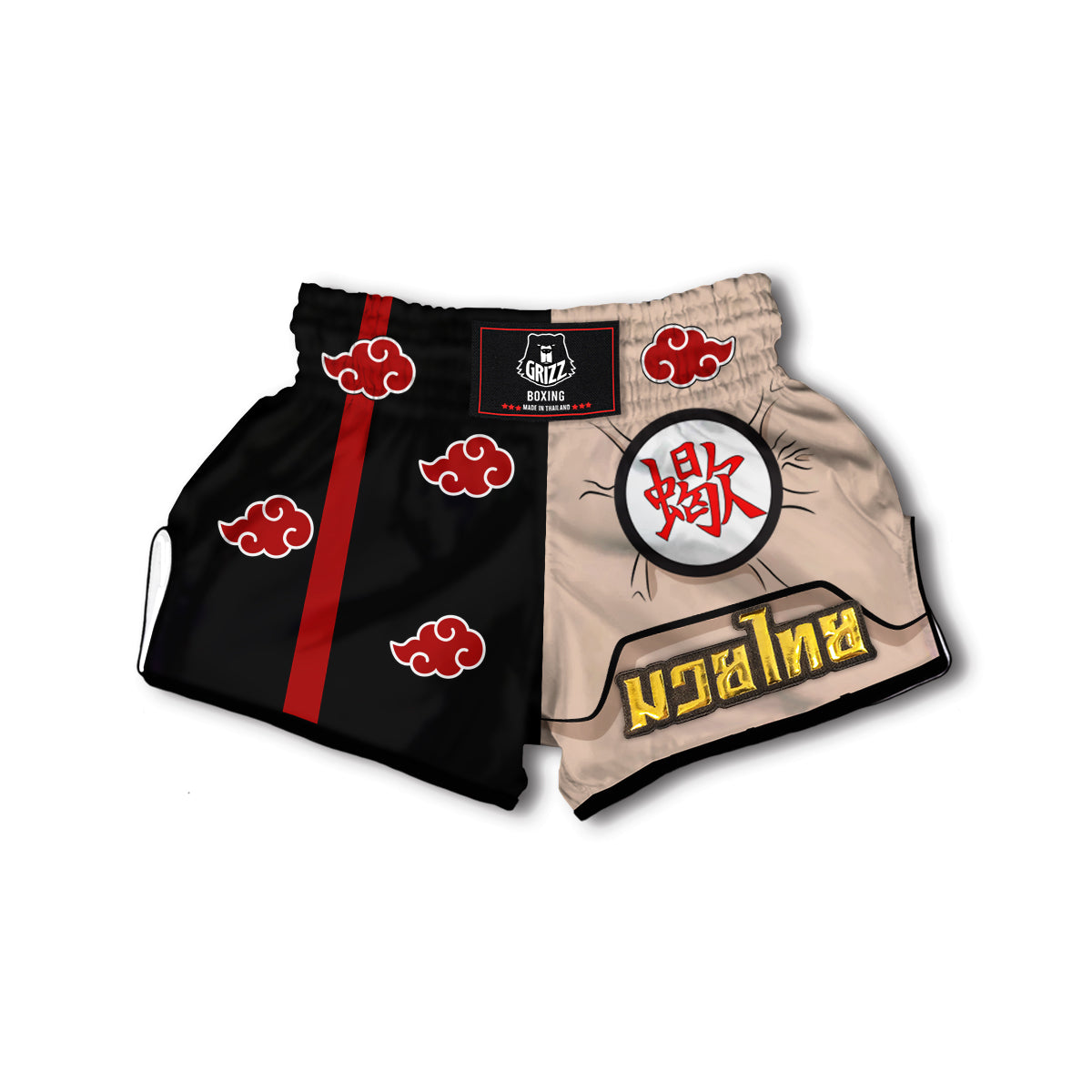Sasori Akatsuki Muay Thai Boxing Shorts-grizzshop