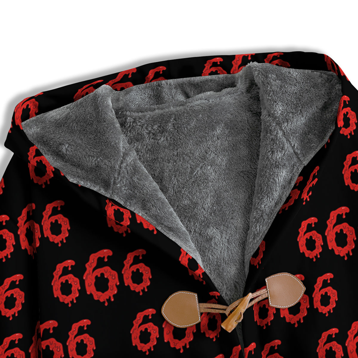 Satan 666 Print Pattern Men's Windbreaker Jacket-grizzshop