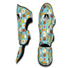 Sausage Egg Toast Breakfast Print Pattern Muay Thai Shin Guards-grizzshop