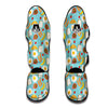 Sausage Egg Toast Breakfast Print Pattern Muay Thai Shin Guards-grizzshop