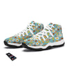 Sausage Egg Toast Breakfast Print Pattern White Bball Shoes-grizzshop