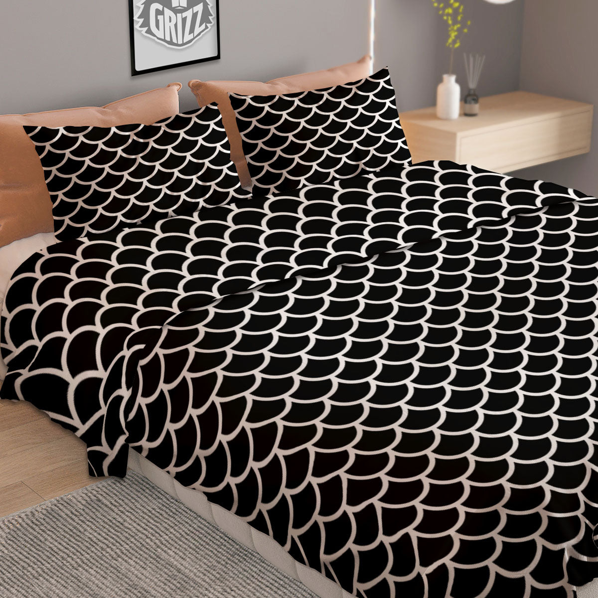 Pyramid Giza Print Duvet Cover Bedding Set