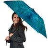 Scales Turquoise Snake Print Pattern Umbrella-grizzshop