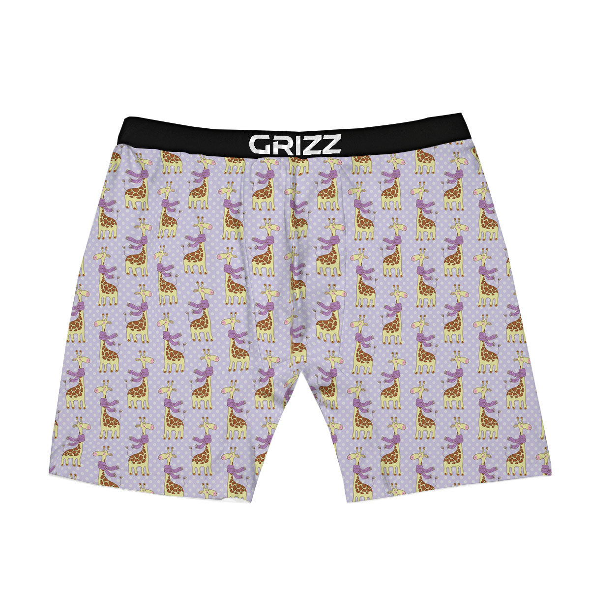 Scarf With Giraffe Print Pattern Boxer Briefs-grizzshop