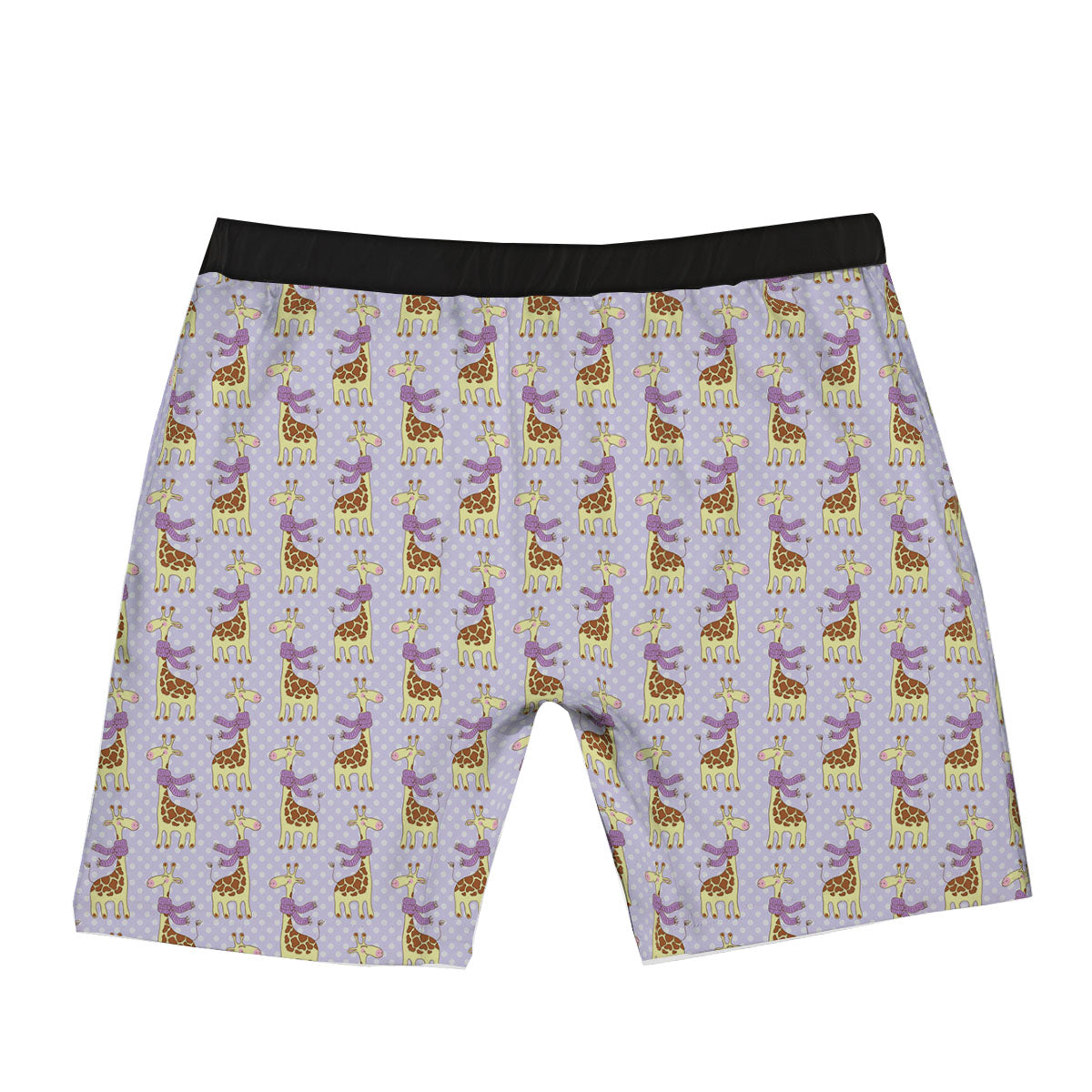 Scarf With Giraffe Print Pattern Boxer Briefs-grizzshop