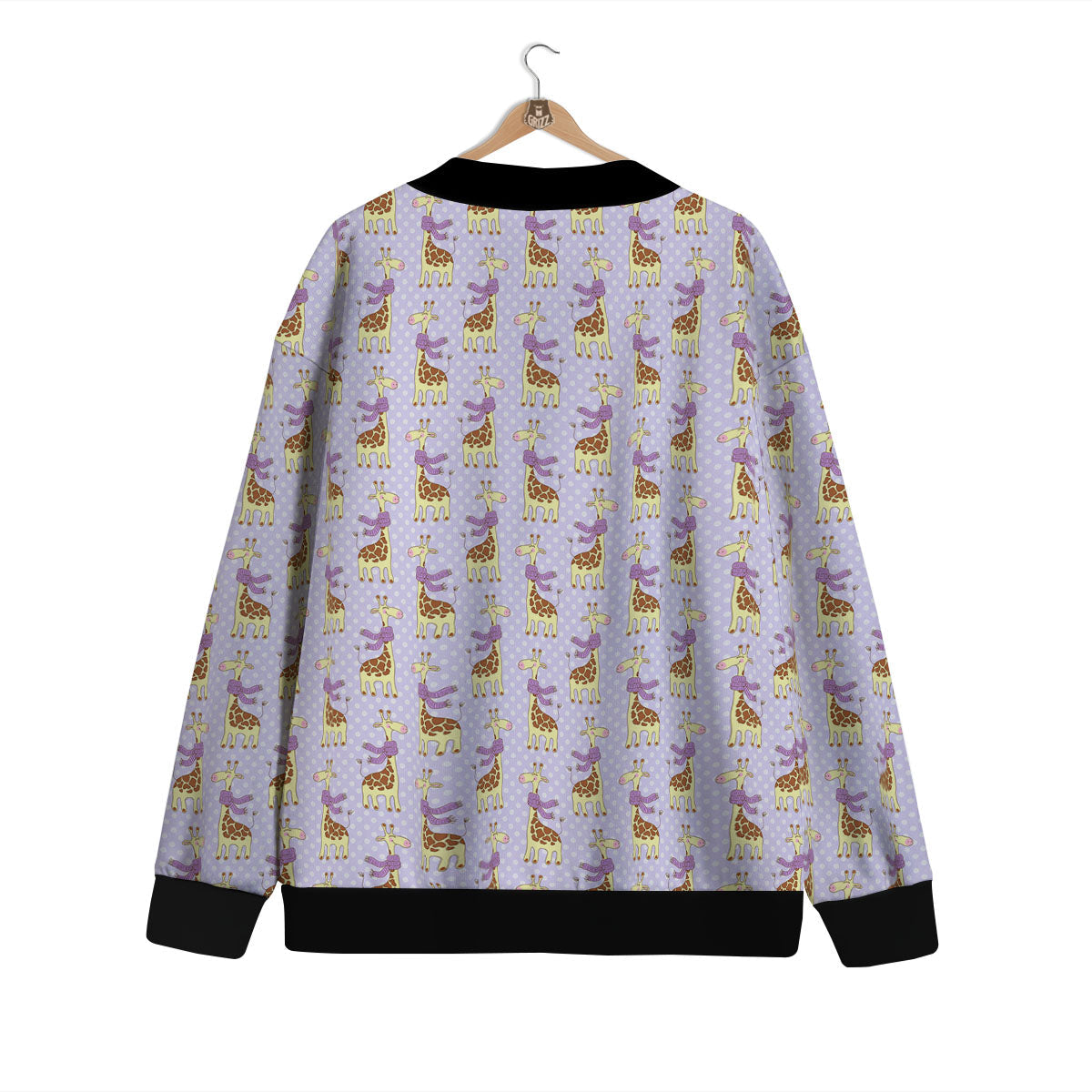 Scarf With Giraffe Print Pattern Cardigan-grizzshop