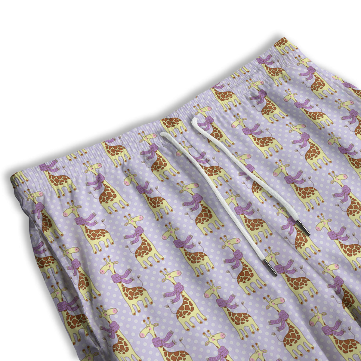 Slices Kiwi Print Men's Athletic Shorts