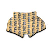 Schnauzer Dog Puppy Pattern Print Muay Thai Boxing Shorts-grizzshop