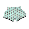 Schnauzer Dog Puppy Print Pattern Muay Thai Boxing Shorts-grizzshop