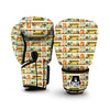 School Bus Print Pattern Boxing Gloves-grizzshop