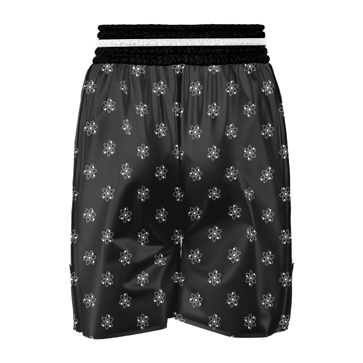 Science Atom Pattern Print Boxing Shorts-grizzshop