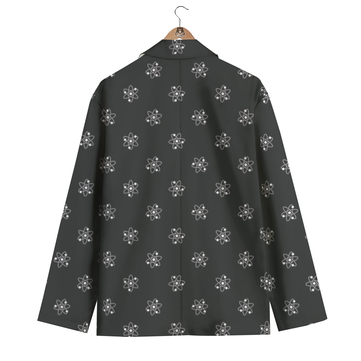 Science Atom Pattern Print Men's Blazer-grizzshop