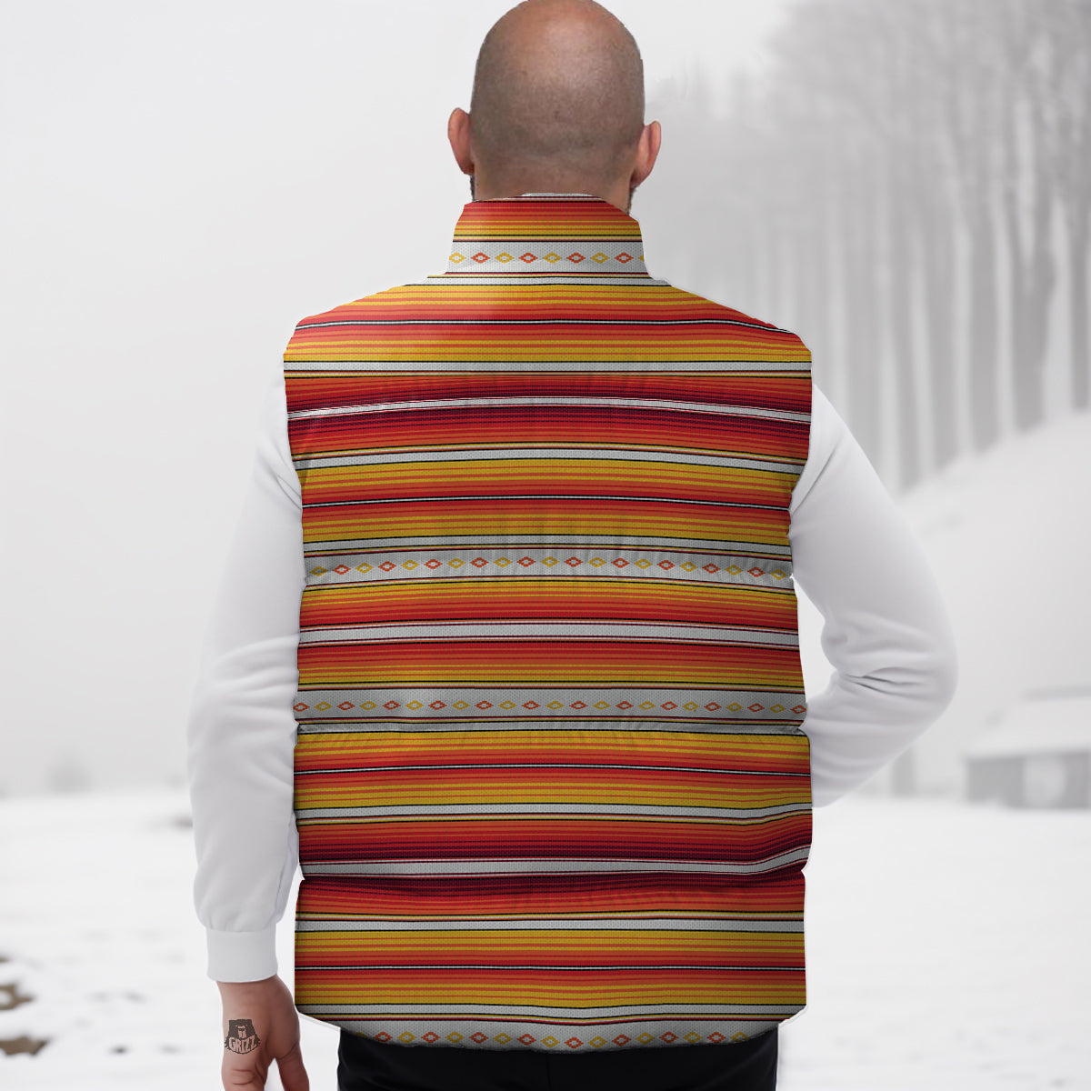 Science Chemistry Pattern Print Down Vest-grizzshop