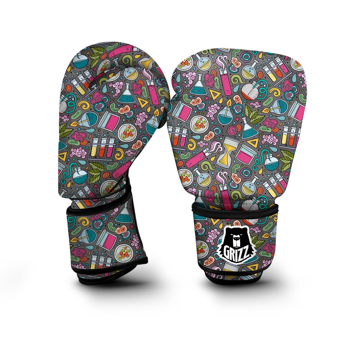 Science Chemistry Print Pattern Boxing Gloves-grizzshop