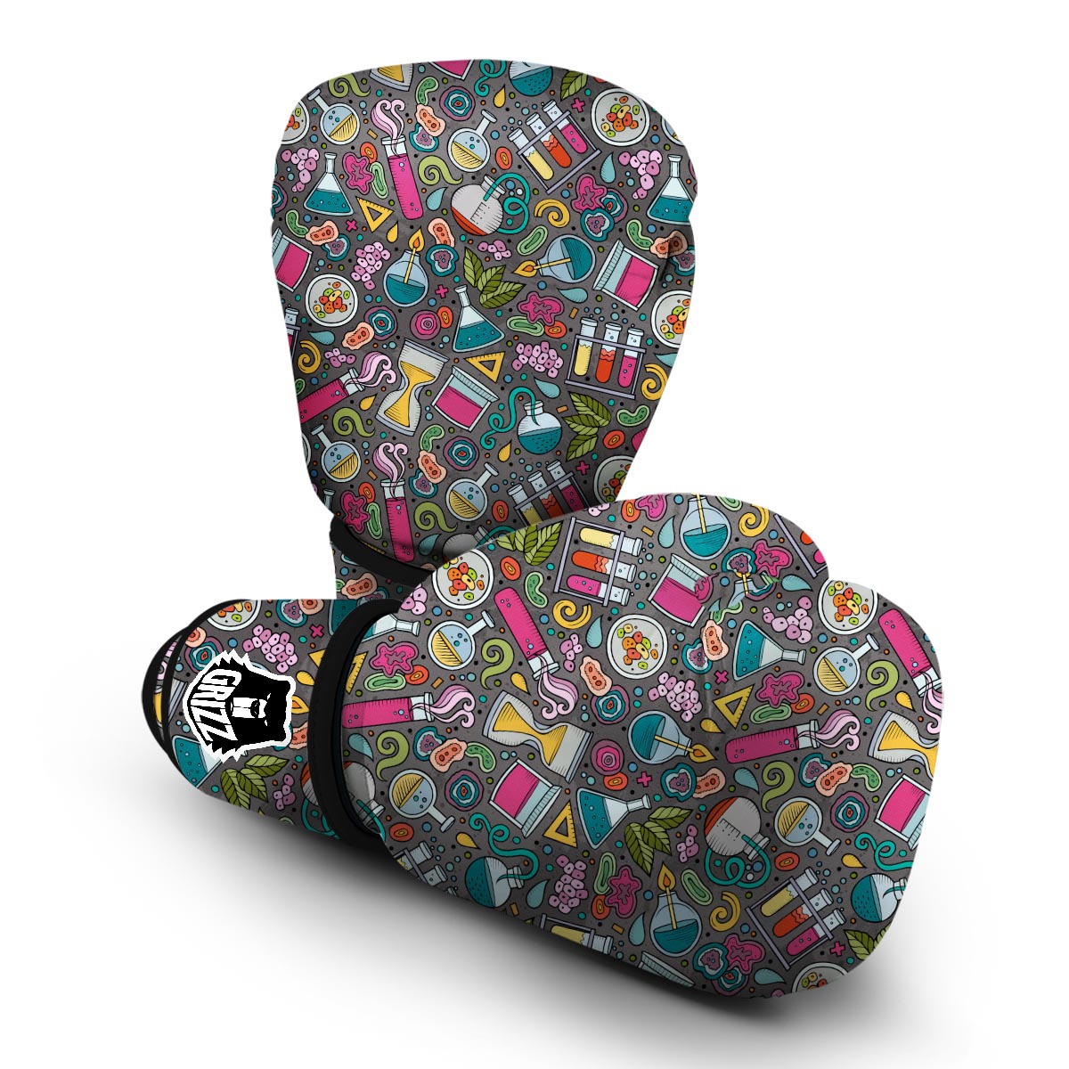 Science Chemistry Print Pattern Boxing Gloves-grizzshop