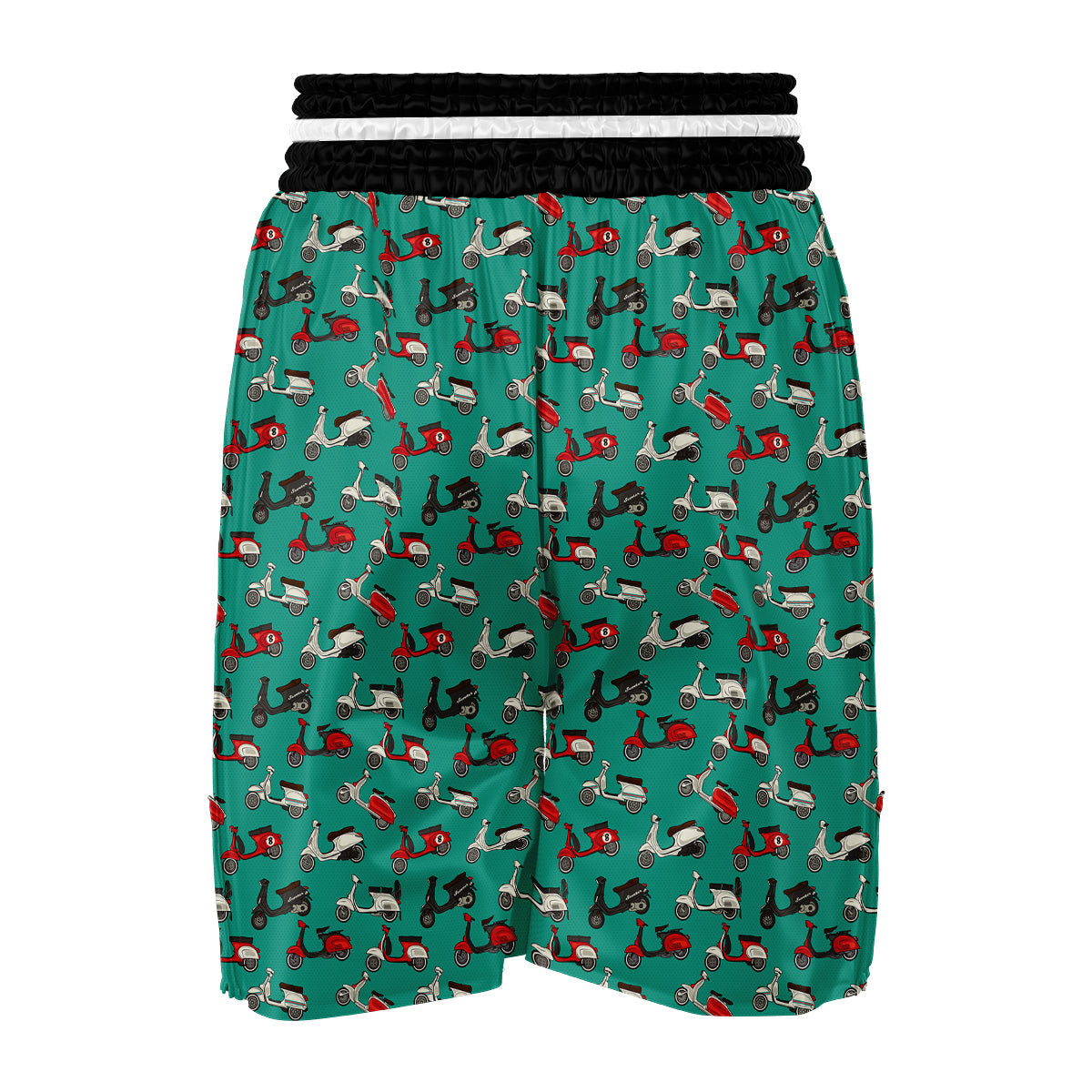 Scoote Print Pattern Boxing Shorts-grizzshop