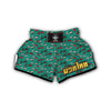 Scoote Print Pattern Muay Thai Boxing Shorts-grizzshop