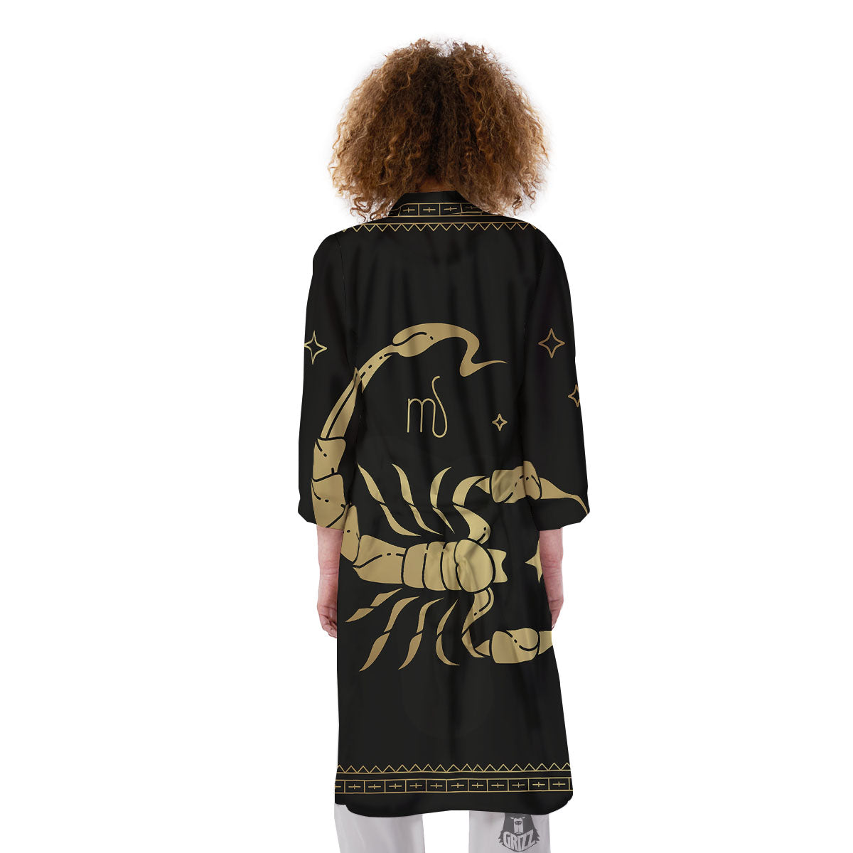 Scorpio Sign Astrological Print Kimono-grizzshop