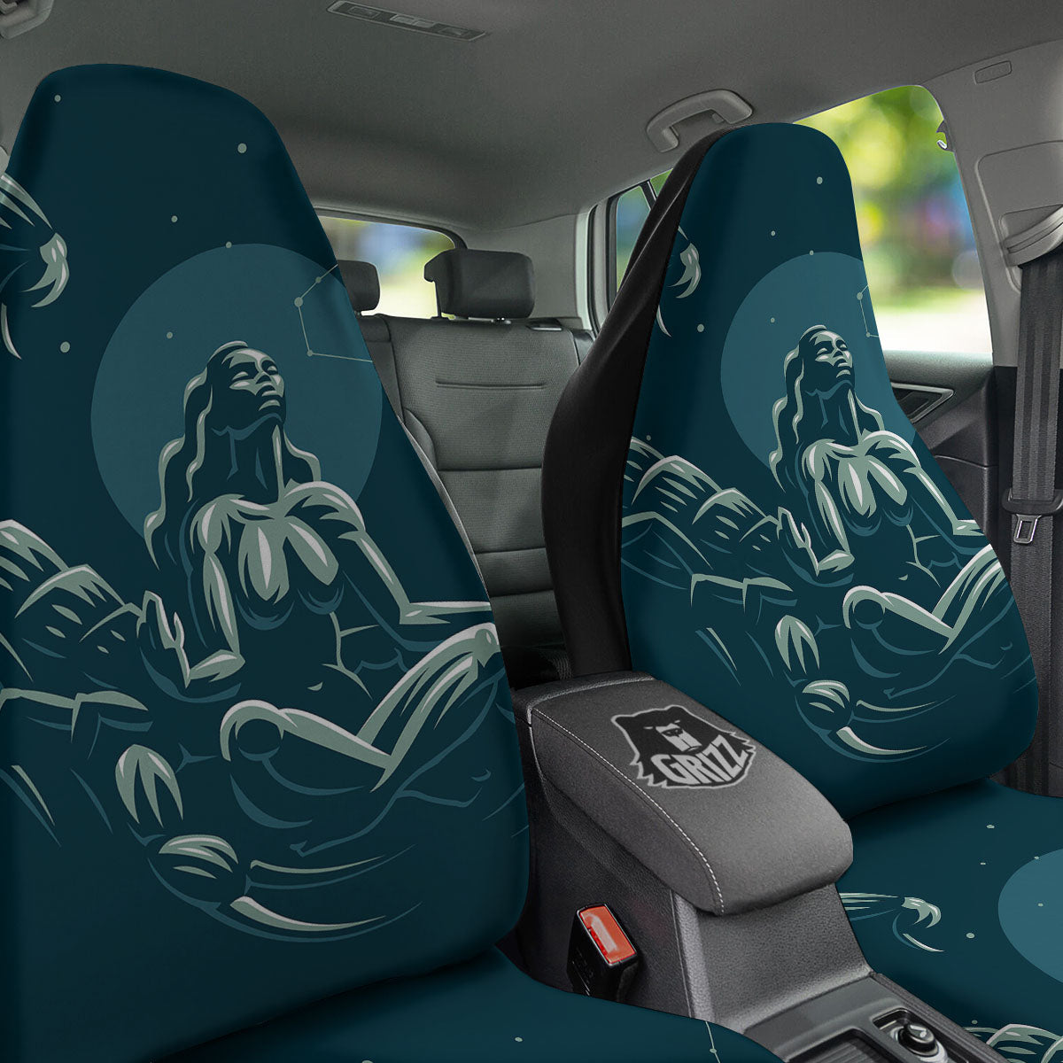 Scorpio Sign Astrology Print Car Seat Covers-grizzshop