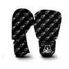 Scorpion Black Print Pattern Boxing Gloves-grizzshop