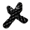 Scorpion Black Print Pattern Muay Thai Shin Guards-grizzshop