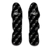 Scorpion Black Print Pattern Muay Thai Shin Guards-grizzshop