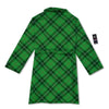 Scottish Plaid Saint Patrick's Day Print Pattern Bathrobe-grizzshop