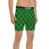 Scottish Plaid Saint Patrick's Day Print Pattern Boxer Briefs-grizzshop