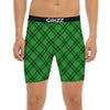 Scottish Plaid Saint Patrick's Day Print Pattern Boxer Briefs-grizzshop