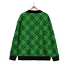 Scottish Plaid Saint Patrick's Day Print Pattern Cardigan-grizzshop