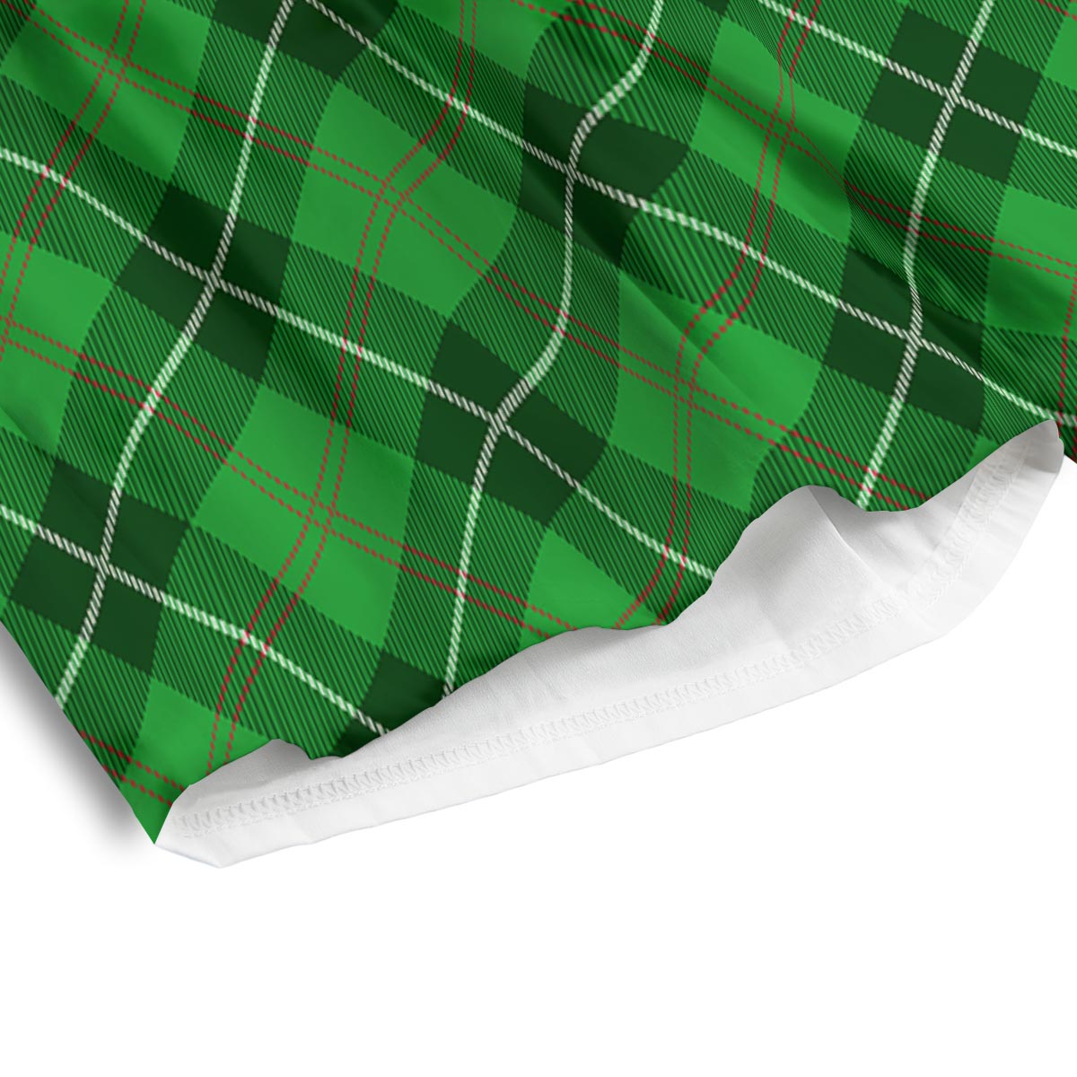Scottish Plaid Saint Patrick's Day Print Pattern Men's Athletic Shorts