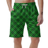 Scottish Plaid Saint Patrick's Day Print Pattern Men's Shorts-grizzshop