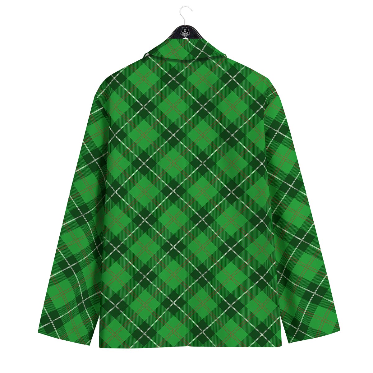 Scottish Plaid Saint Patrick's Day Print Pattern Men's Sport Coat-grizzshop