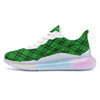 Scottish Plaid Saint Patrick's Day Print Pattern Running Sneakers-grizzshop