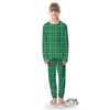 Scottish Plaid St. Patrick's Day Print Pattern Kid's Pajamas-grizzshop