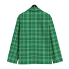 Scottish Plaid St. Patrick's Day Print Pattern Men's Sport Coat-grizzshop